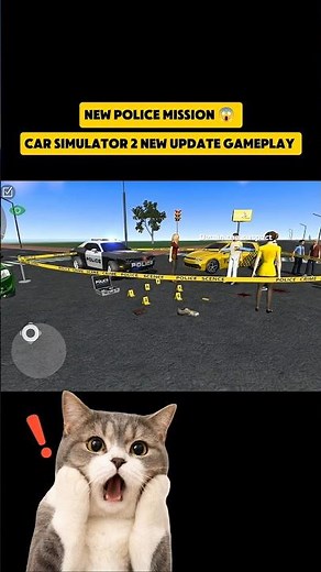 New Police Mission 😱 | car simulator 2 new update gameplay | #carsimulator2 #shorts