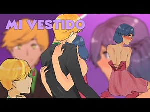 ADRIEN AYUDAME CON MI VESTIDO | Miraculous Ladybug Comic Español