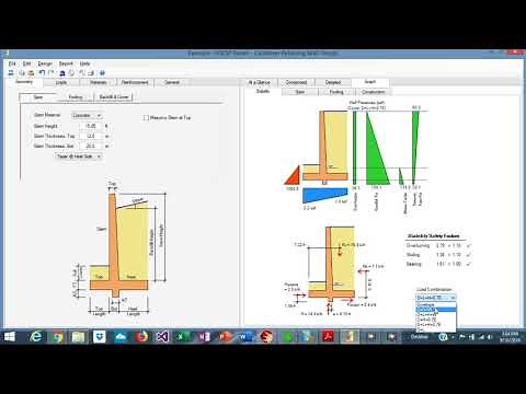 Cantilever Retaining Walls - How to Calculate the Sliding Safety Factor