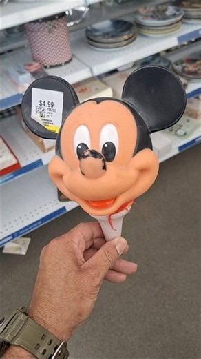 vtg Disney's Mickey Mouse head collectible item #goldhunter137