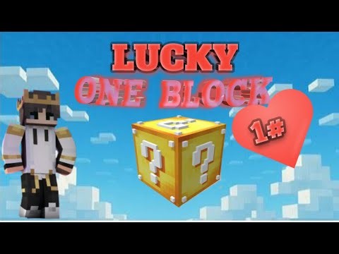 Minecraft One lucky block # First Time playing in lucky block