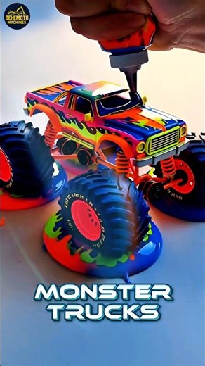 Paint Builds Monster Trucks?! 🚛