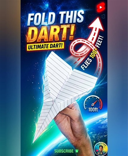 How to Make a Paper Airplane ✈️ | Easy & Fast Tutorial #Shorts.
