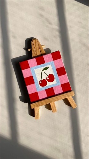 ✨Satisfying Mini Canvas Painting✨Ep-10 | Acrylic painting #art #painting #shorts