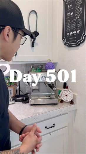 Day 501 of learning to do Latte Art until I get 100k Subscribers #latteartoftheday