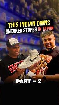 Part 2 - Gift that He gave me 🎁 Indian owns a Sneaker Store in Japan #sneakercloset #sneakervideos