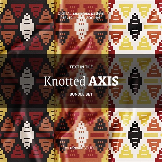 Golden Terracotta Geometric Seamless Pattern, Tribal Ethnic Digital Paper, 12x12 300 DPI, Commercial Use Download, Bundle Set - Etsy