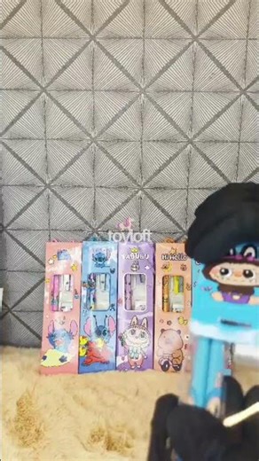 Stationery Set for Kids – 2 Pencils, 1 Eraser & 1 Sharpener Combo for School Blue NOVHBC-1881224.