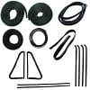 Precision CWK 1110 64: Complete Weatherstrip Kit 1964-1966 GM C/K Pickup Truck - JEGS