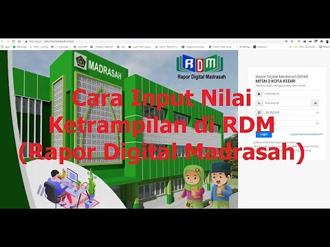 Tutorial Mengisi Nilai Keterampilan Pada RDM