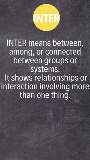 Learn English Fast | Day 14: Prefix INTER = BETWEEN | ESL Class for YOU!