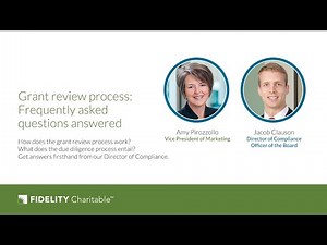 Grant Review Process: Frequently Asked Questions