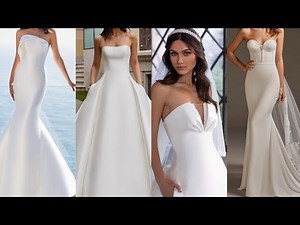 Strapless wedding dresses and tips to wearing strapless wedding dresses