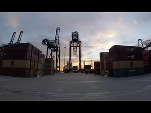 🚢📦 Container Transport Timelapse | Port Operations POV