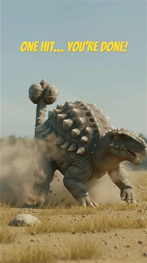 One hit… you’re done - Ankylosaurus #dinosaur #jurassicworld