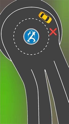 Perfect U-Turn at Roundabout | Safe Turn 🚗