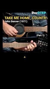 Take Me Home Country Roads - John Denver (Easy Guitar Chords Tutorial with Lyrics) part 1 SHORTS REELS | Doc OTEP Studio
