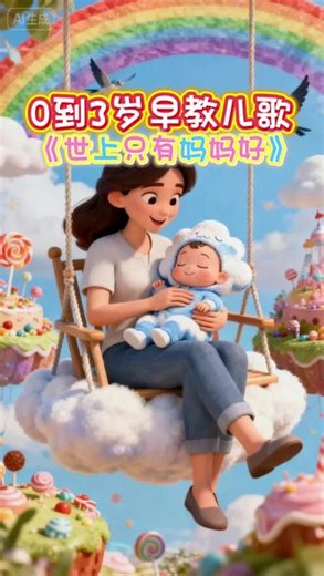 经典儿歌世上只有妈妈好❤️宝贝听完黏着妈妈，暖心治愈 #你的儿歌推荐 #世上只有妈妈好 #早教儿歌 #儿歌100首最火 #儿歌早教 @抖加🔥上热门🔥dou 🔥热点宝