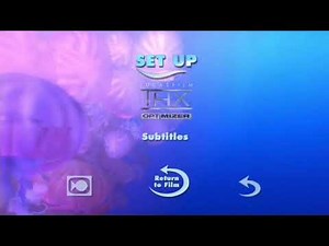 Finding Nemo dvd menu introduction play movie widescreen special features scene selection set up