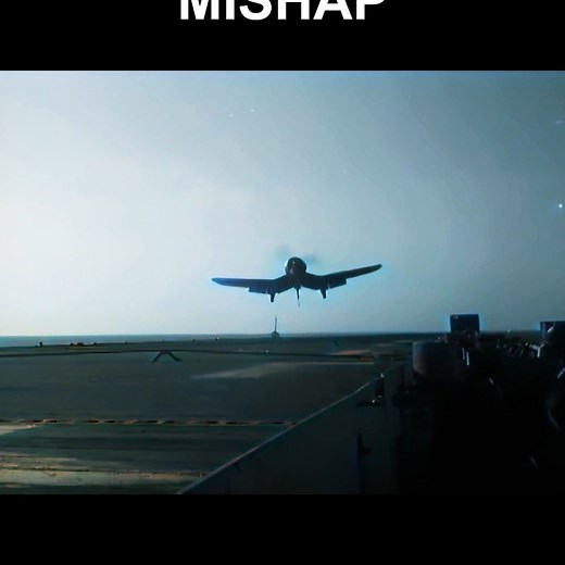 Druid Works on Instagram: "WW2: Vought F4U Corsair Crash Lands Onto Carrier | 60fps, Colorized, Sound Design, AI Enhanced 👕 Shop Druid Works: https://druidworks.shop 😊 Buy me a coffee: https://bmc.link/druidworks Enhanced footage of a Vought F4U Corsair crash landing onto an aircraft carrier. The pilot attempts to land at an angle and catches the arrestor cable before going over the side. Follow me: Rumble: https://rumble.com/account/channel/content?channelId=2417882 Youtube: https://www.youtu