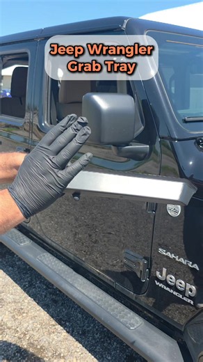 Jeep Wrangler JL/JK Grab Tray made with durable ABS material 💪 Keep your essentials organized and within reach, whether you're on or off the road. 🛣 Install in no time. ⏱ Don't forget to use code JH10 for 10% off your order and enjoy free shipping across North America! 🚚🌎 #jeepwrangler #jeep #jeepgirl #offroad #viral