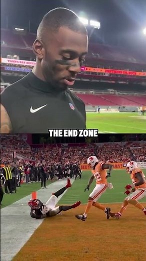 Kyle Pitts Sr. reacts to his third touchdown catch against Tampa Bay 😆 #nfl #atlantafalcons