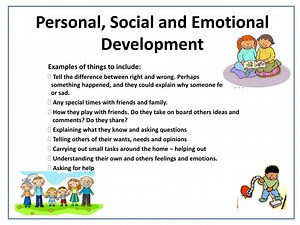 Personal, Social and Emotional Development - SlideServe