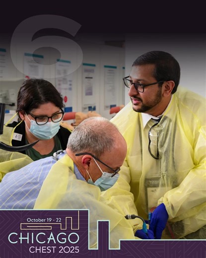 Only 6 more days until #CHEST2025! Start planning your schedule: https://hubs.la/Q03M9NG20 | American College of Chest Physicians