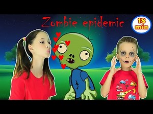 Zombie Epidemic Song + I Am Zombie Song + MORE Kids Halloween Song | Zombie Dance #ZombieEpidemic