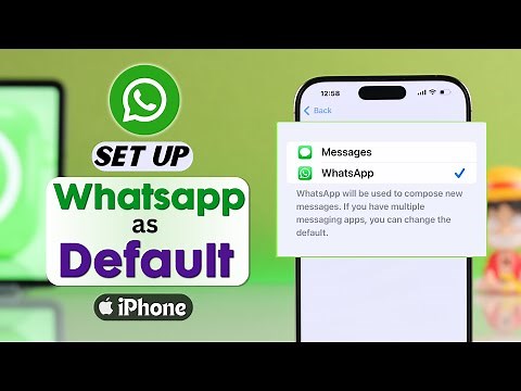 Set WhatsApp As Default Messaging App on iPhone! [How to on iOS]