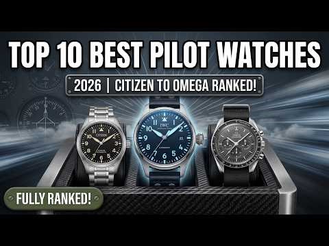 Top 10 Best Pilot Watches in 2026 | From Citizen to Omega Ranked!