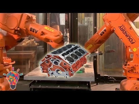 German BMW Engine Block Casting - Super Car Engine Body CNC Lathe