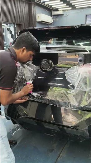 paint Protection film installation on BMW #ppfprotection #automobile #offroadvehicle