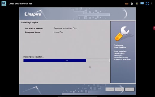 第一个被命名为linspire的系统 ，linspire安装