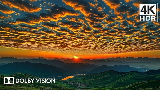 【4K HDR】令人惊叹的4K HDR 60FPS更高级别的清晰度和色彩（超高清）-|极致画质|杜比视界|电视屏幕测试|手机屏幕测试 |