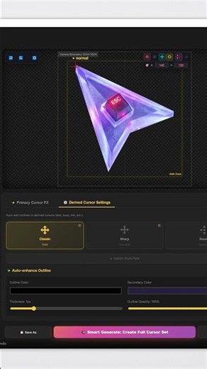 连猫主子都被骗了！🐈 拥有真实物理拖尾的桌面光标 My cat actually tried to catch this physics cursor 😹 (Mousify on Steam May)