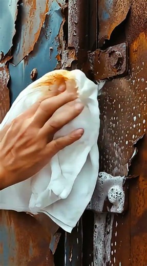 Steel warehouse door hinge before and after #concrete #construction #renovation