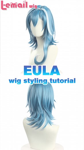 2K views · 44 reactions | Today I bring you a wig styling tutorial on Eula's cosplay! I hope you can enjoy it q(≧▽≦q) Wig id: ML457 $12.50 Link in bio! #lemail #lemailcosplaywigs #genshincosplay #genshinimpactcosplay #eulacosplay #eula #genshin #genshinimpact #cosplaywig #cosplay #wig #cosplaytutorial | L-email wig | Facebook