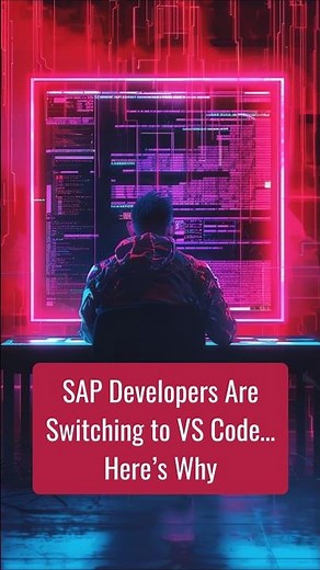 SAP Developers Are Switching to VS Code… Here’s Why | ZaranTech #shorts