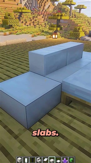 The BEST Way to BUILD COMFY BED in MINECRAFT! #minecraft #shorts