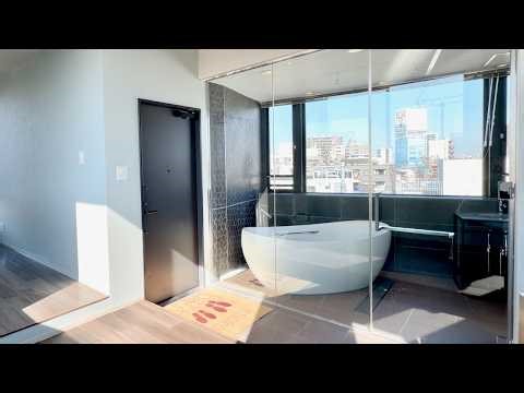 Micro Apartment in Tokyo with a Glass Bathroom! 🤯🛁 – 32 sqm / 344 sqft (Ep. 104)