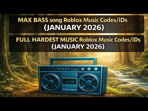 MAX BASS FULL HARDEST Roblox Music Codes/ids (JANUARY 2026)