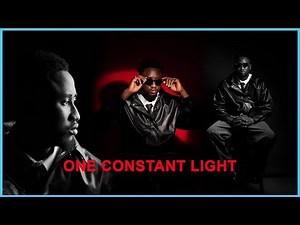 Super Easy ONE LIGHT Set-Up For Dramatic Portrait (No Strobe)