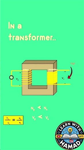 Step-Up⚡ & Step-Down⚡ Transformer ⚡🔋 | Working of Coils 🌀#viral #trending #shortvideo
