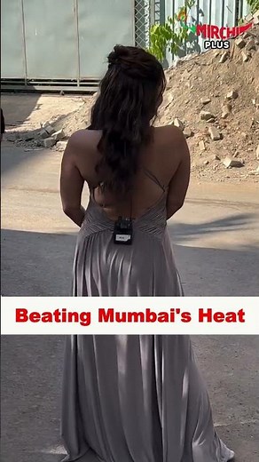 Neha Kakkar is beating Mumbai's heat in her style😍 #nehakakkar #summer #bollywood #mumbai #shorts
