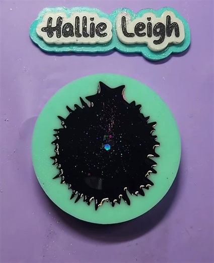 #sootsprite #hallie_leigh #glitterqueen👸🦋 #resin #asmr Mold by @Mini_Inspired. Code: Hallie15 Resin @Bondcraftor. Code: hallieleigh Glitter @lrisy. Code: hallieleigh