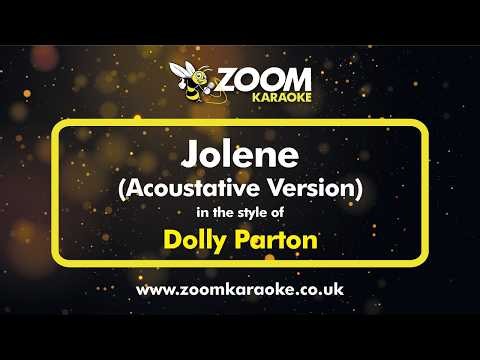 Dolly Parton - Jolene (Acoustic Karaoke Version) with Lyrics On Screen