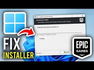 How To Fix Epic Games Launcher Setup Wizard Error - Step By Step
