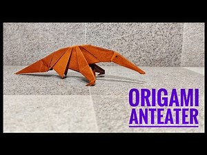 Origami Anteater | Origami Animals | Origami tutorial | Paper craft