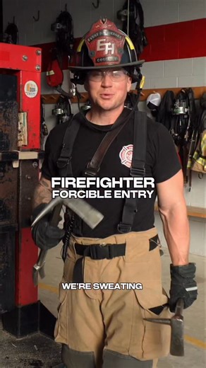 12K views · 354 reactions | Master your craft. Here are some basic forcible entry techniques you can utilize to become a more competent and capable firefighter. These are your bread-and-butter reps. Drill them until they’re second nature. Add functional strength and power, and you’ve got a brutally effective combo on the fireground. | Everyday Heroes Fitness | Facebook